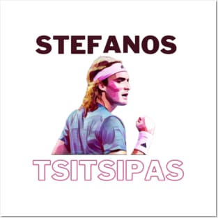 stefanos tsitsipas Posters and Art